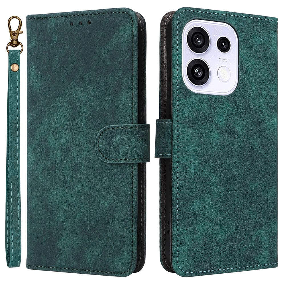 OPPO Reno16 / Reno16 Pro - Leather case with RFID blocker