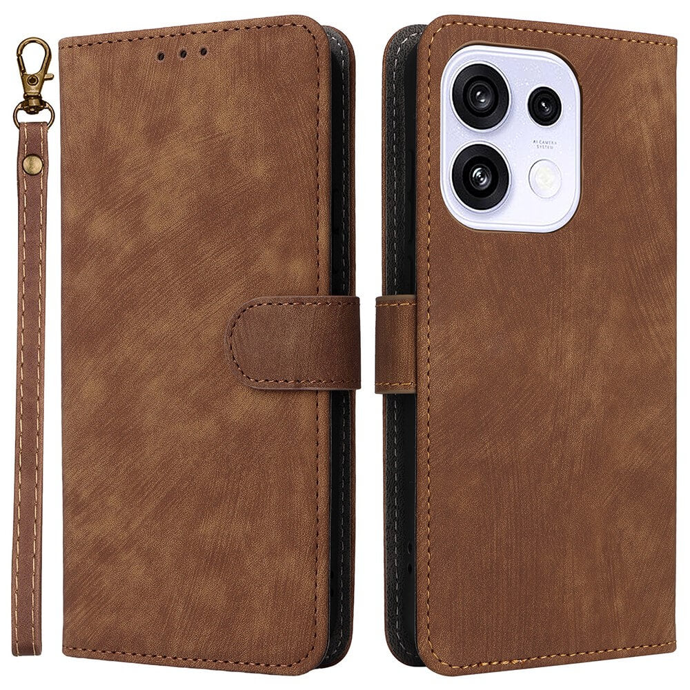 OPPO Reno16 / Reno16 Pro - Leather case with RFID blocker
