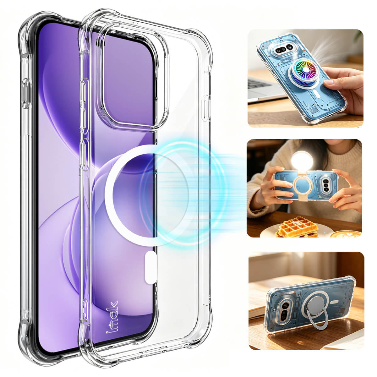 OPPO Find X9 Ultra - Custodia TPU Trasparente Antiurto IMAK