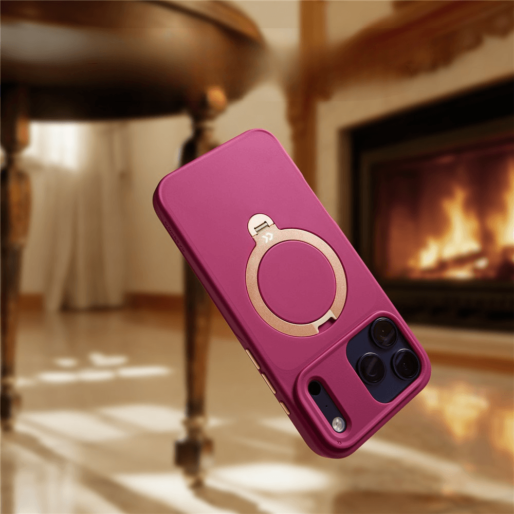 iPhone 18 Pro Max / iPhone 17 Pro Max - Coque Premium magnétique avec support 360°