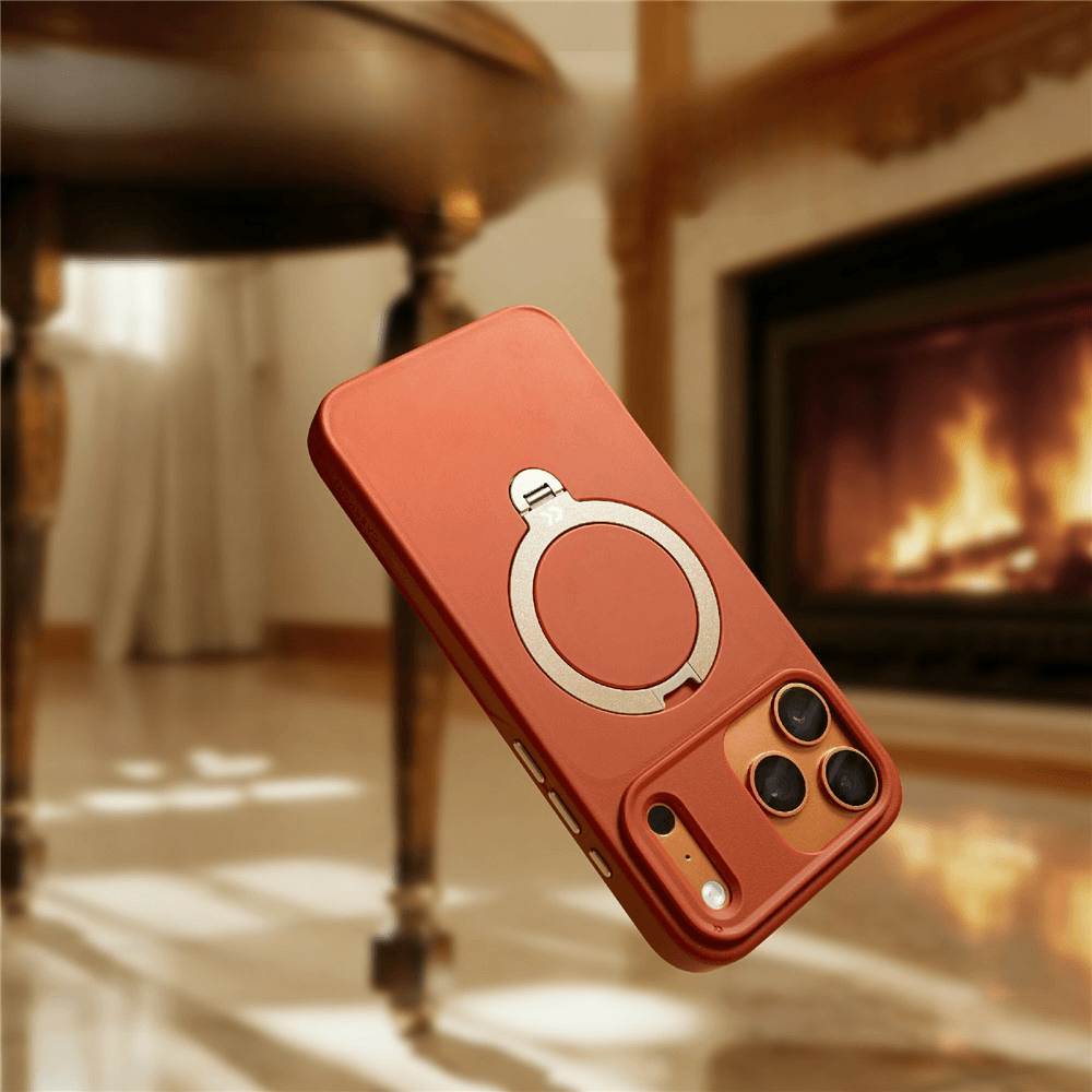 iPhone 18 Pro / iPhone 17 Pro  – Magnetische Premium Hülle mit 360° Standring