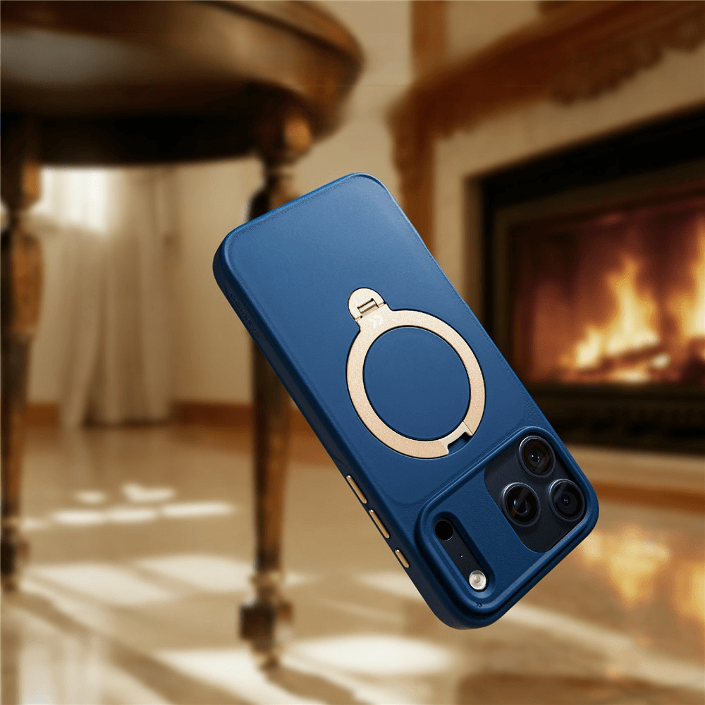 iPhone 18 Pro / iPhone 17 Pro  – Magnetische Premium Hülle mit 360° Standring