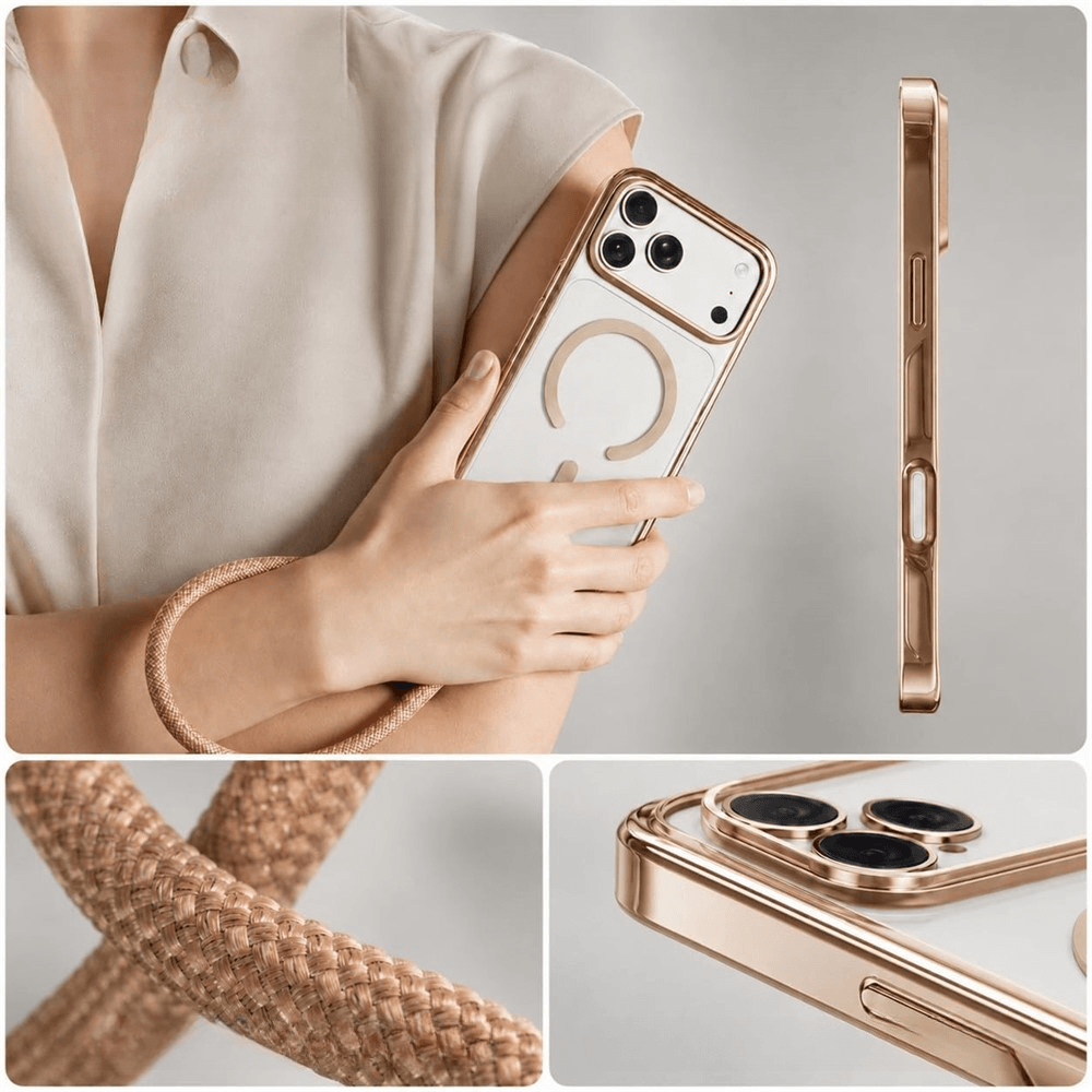 iPhone 18 Pro Max / iPhone 17 Pro Max  – Magnetische Premium Hülle mit Handschlaufe