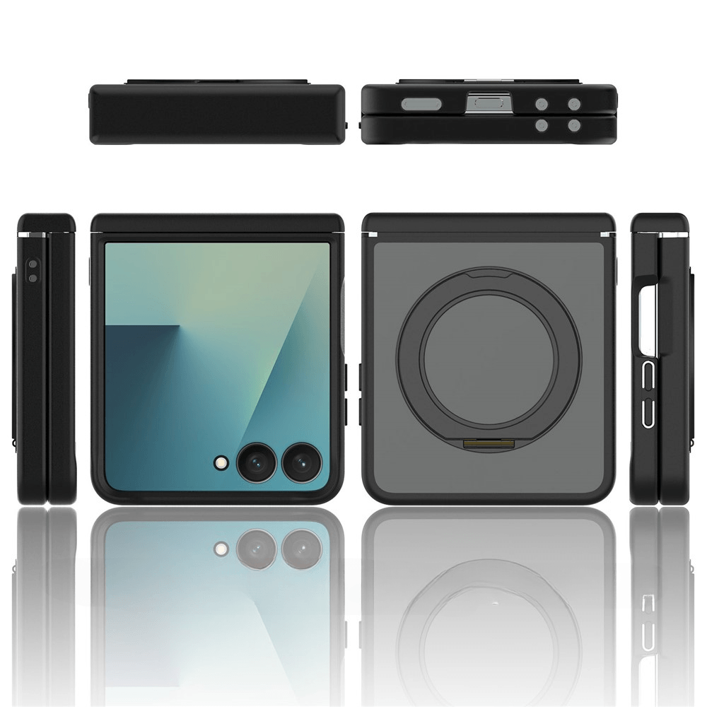 Galaxy Z Flip8 - Magnetische Hülle mit 360° Ring-Ständer