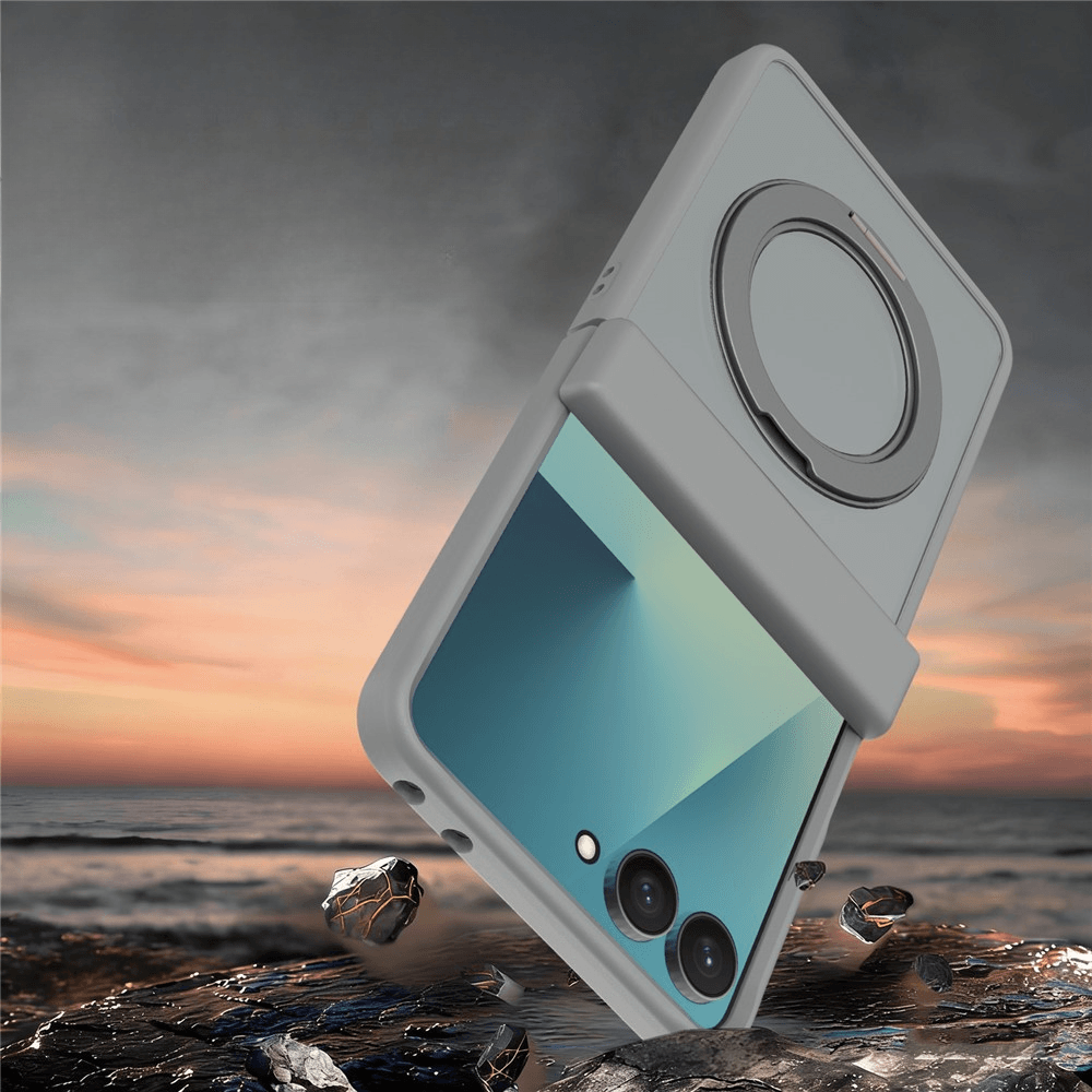 Galaxy Z Flip8 - Magnetische Hülle mit 360° Ring-Ständer