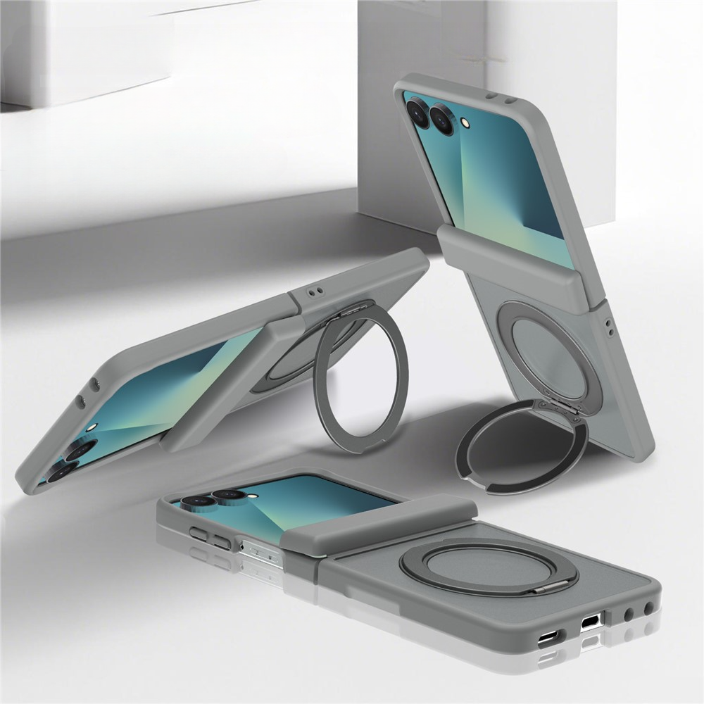 Galaxy Z Flip8 - Magnetische Hülle mit 360° Ring-Ständer