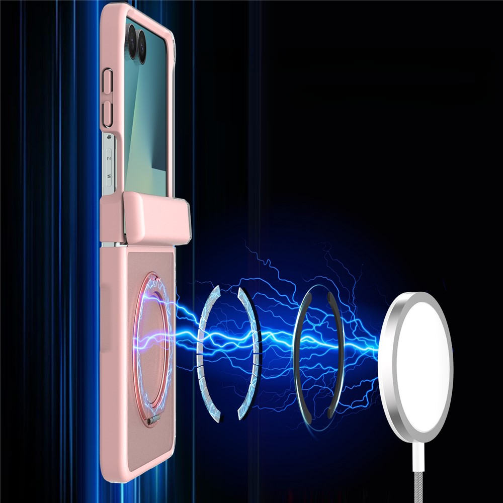 Galaxy Z Flip8 - Magnetische Hülle mit 360° Ring-Ständer