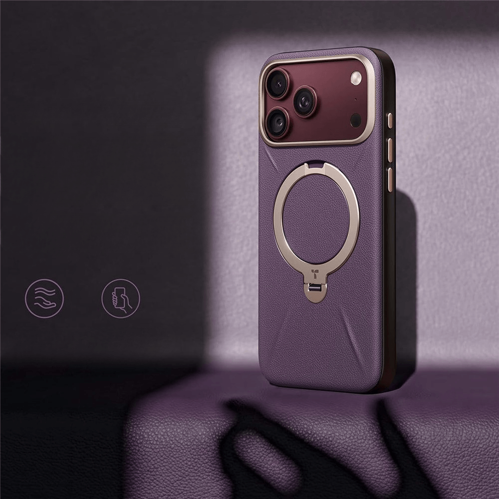 iPhone 18 Pro / iPhone 17 Pro - TORRAS Ostand Q3 VegSkin Coque MagSafe avec support