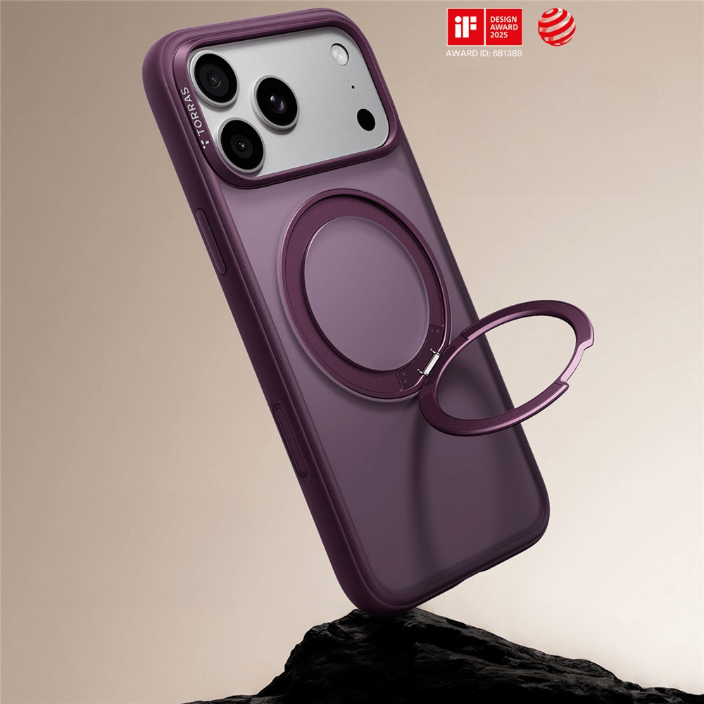 iPhone 18 Pro Max / iPhone 17 Pro Max  – TORRAS Ostand O1 Guardian Coque Magnétique Support 360°