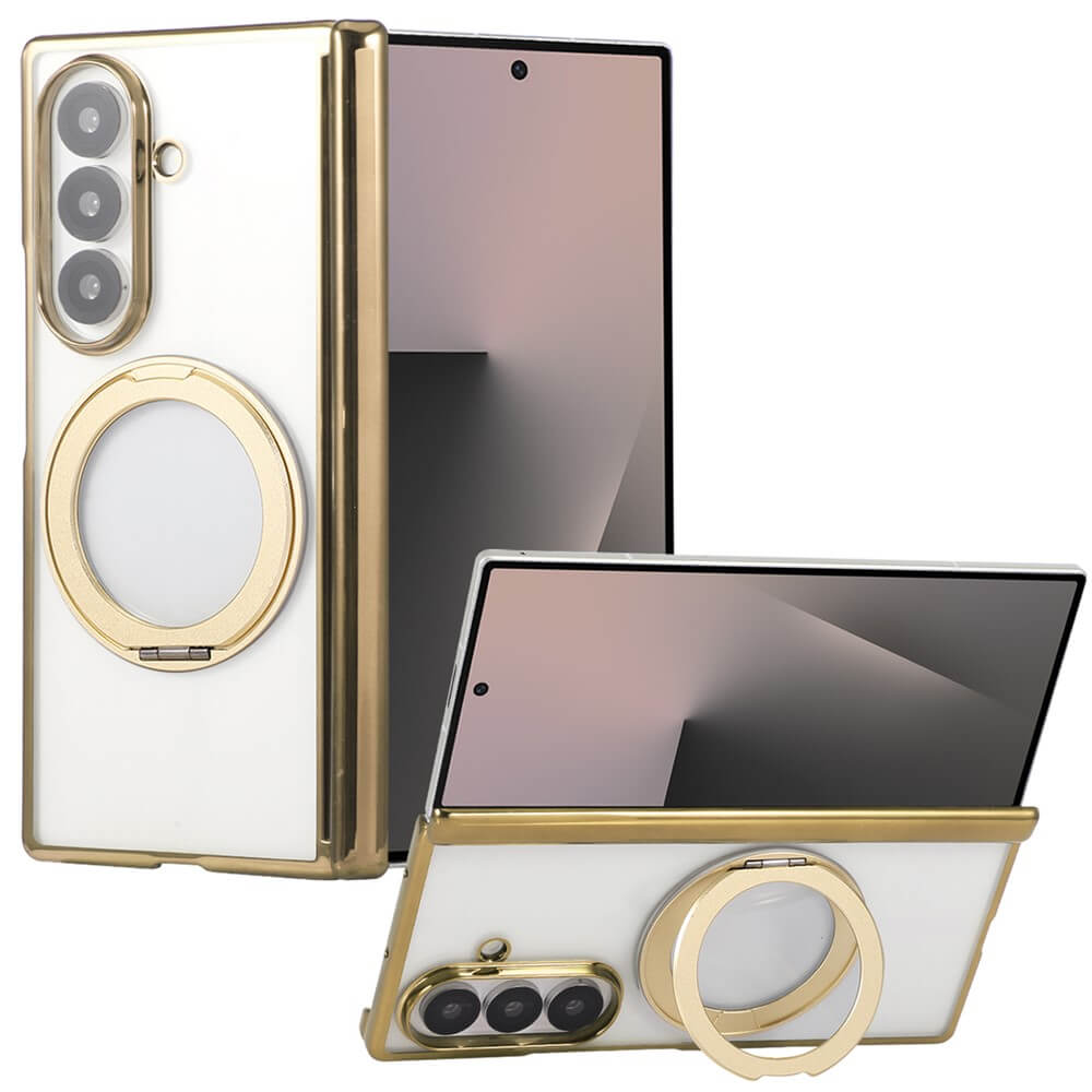 Galaxy Z Fold8 Ultra – Magnetic Case with 360° Kickstand Ring