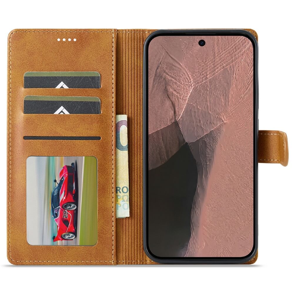 Google Pixel 11 Pro XL - LC.IMEEKE Coque étui en cuir