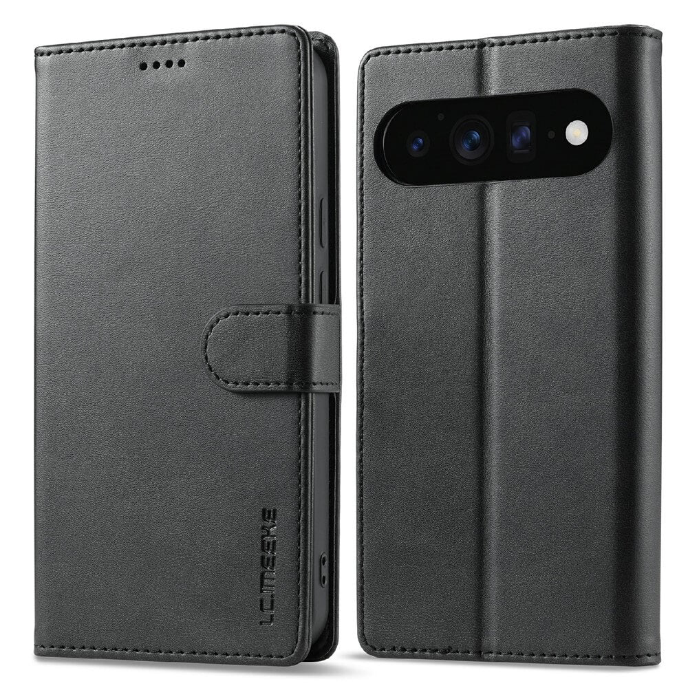 Google Pixel 11 Pro XL - LC.IMEEKE Coque étui en cuir