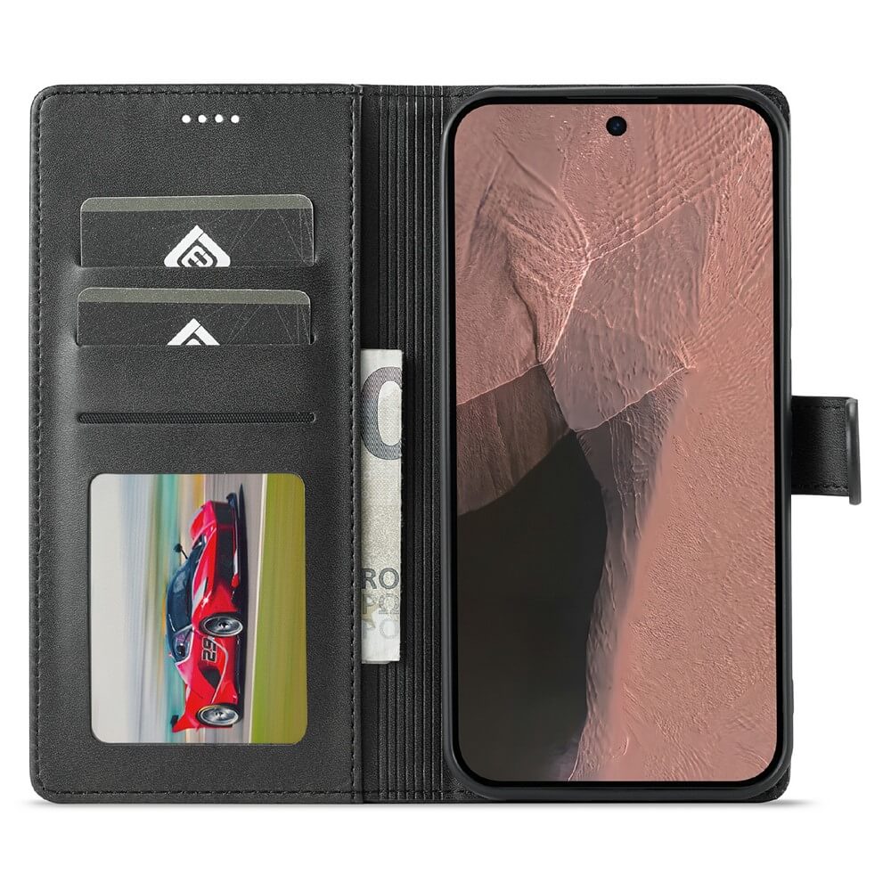Google Pixel 11 Pro XL - LC.IMEEKE Coque étui en cuir