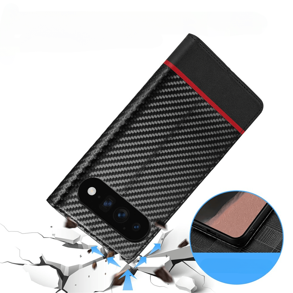 Google Pixel 11 Pro XL - LC.IMEEKE Hülle Carbon Fiber