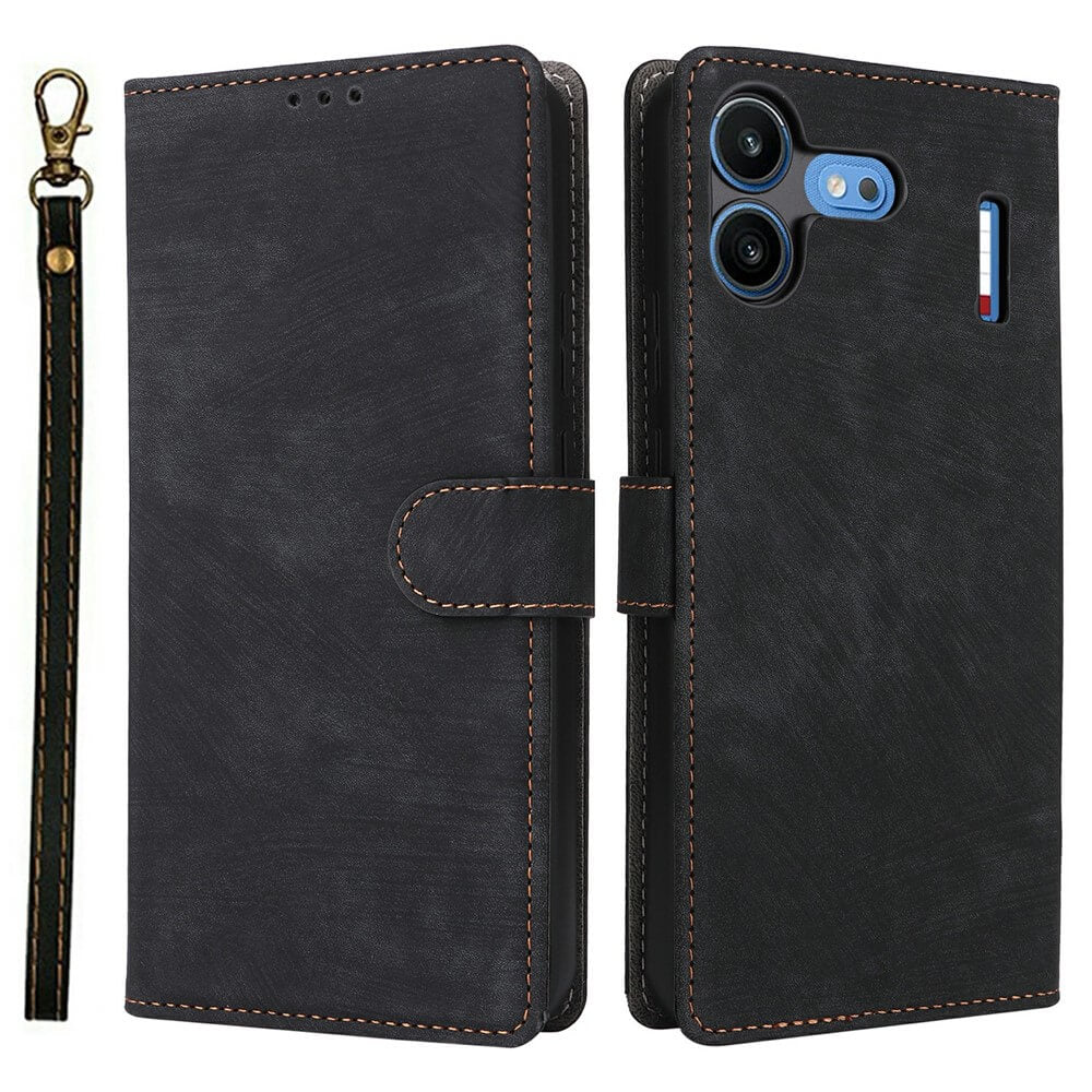 Nothing Phone (4b) - Ledertasche mit RFID Blocker