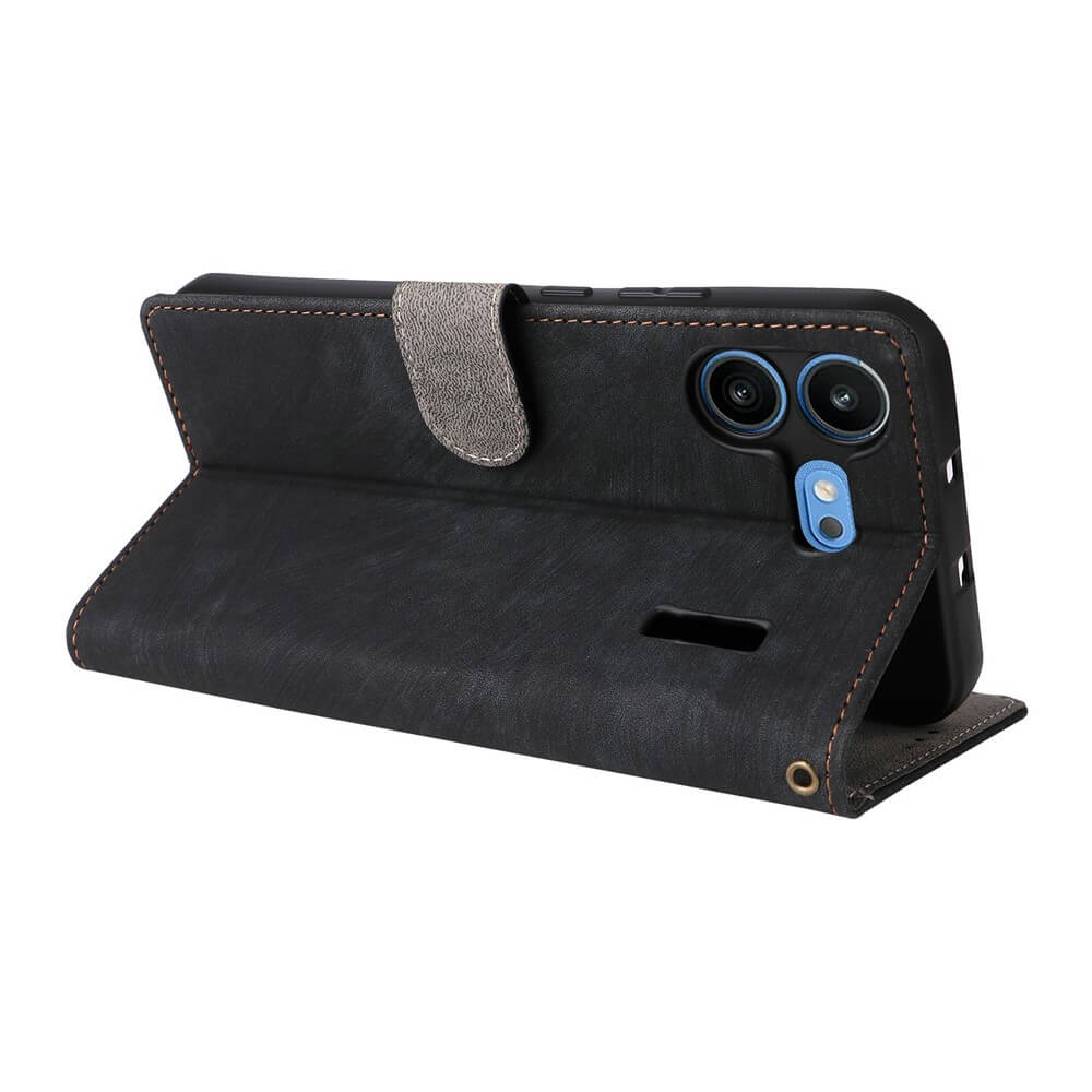 Nothing Phone (4b) - Ledertasche mit RFID Blocker