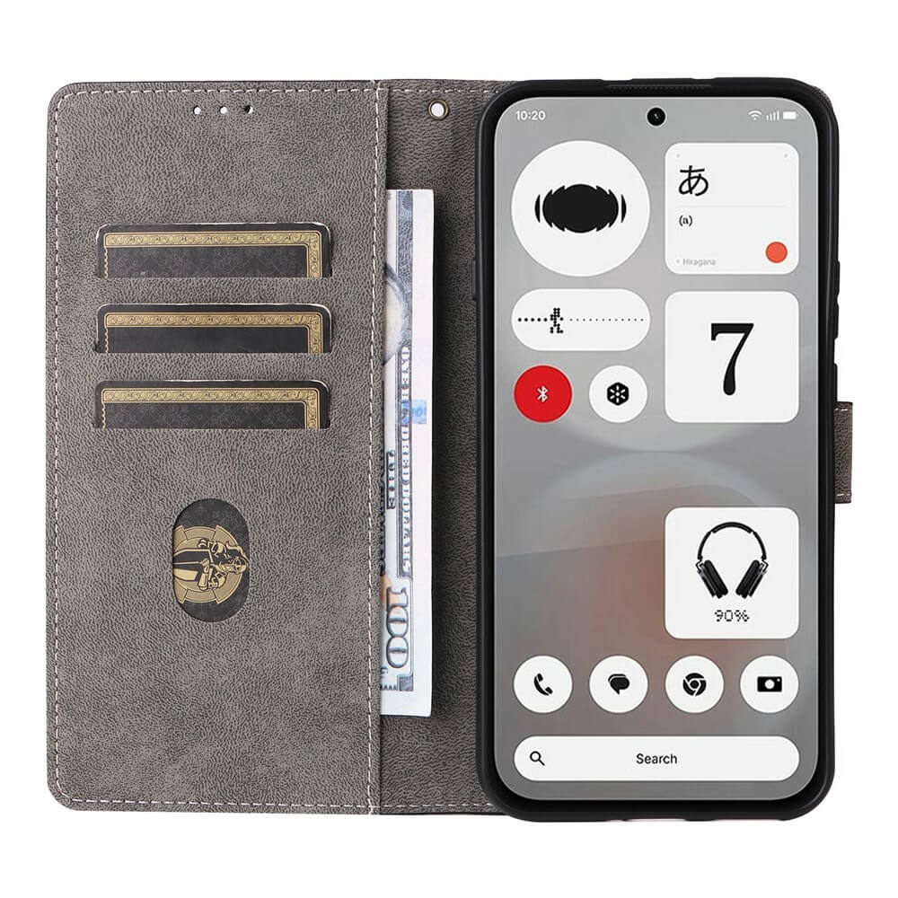 Nothing Phone (4b) - Ledertasche mit RFID Blocker