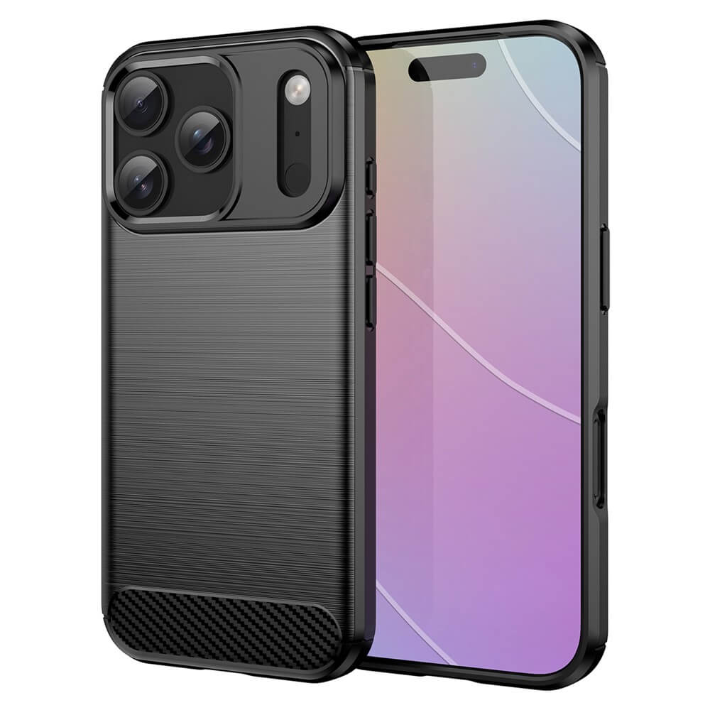 iPhone 18 Pro Max / iPhone 17 Pro Max - Metall Carbon Look Hülle