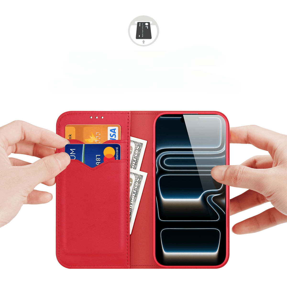 iPhone 18 Pro / iPhone 17 Pro - DUX DUCIS HIVO case with RFID protection