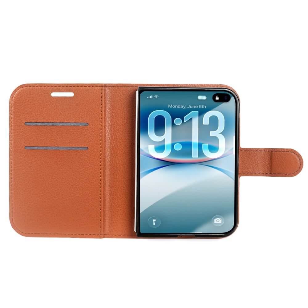 iPhone Duo - Leder Etui Hülle