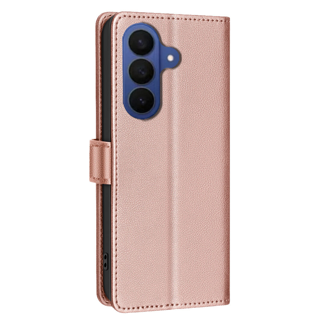 Galaxy S26 FE - Étui en cuir BINFEN avec bloqueur RFID