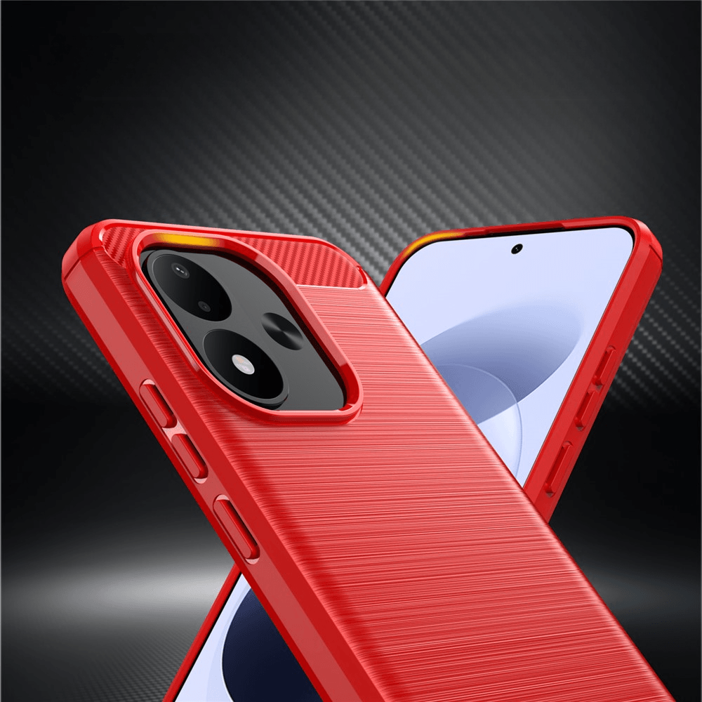 Xiaomi Redmi Note 17  - Metall Carbon Look Hülle