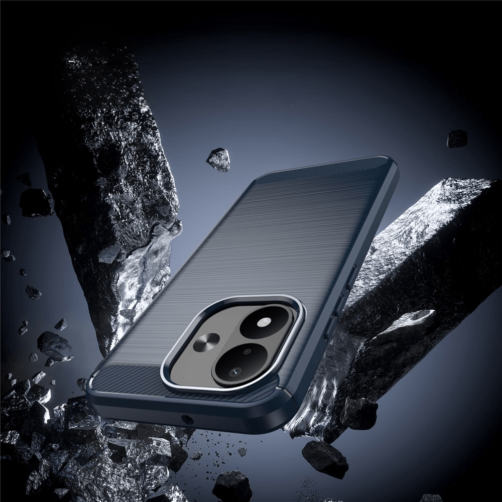 Xiaomi Redmi Note 17  - Metall Carbon Look Hülle