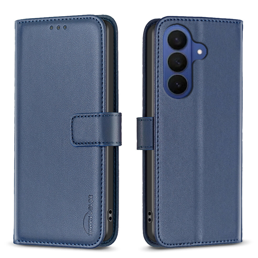 Galaxy S26 FE - BINFEN Leder Etui Hülle mit RFID Blocker