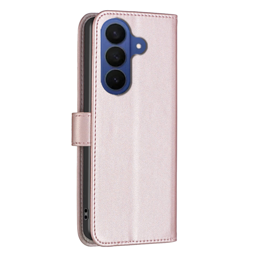 Galaxy S26 FE - BINFEN Leder Etui Hülle mit RFID Blocker
