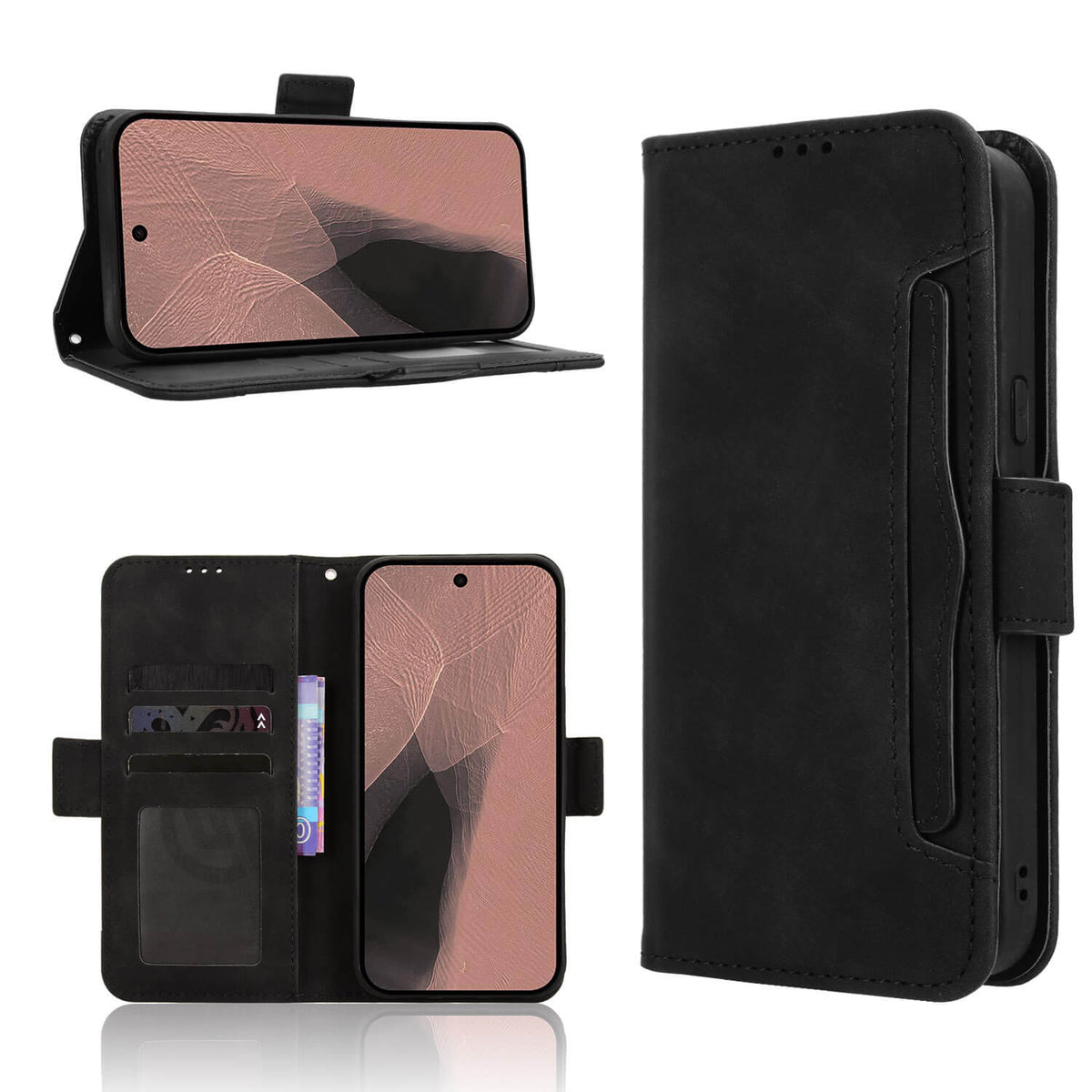 Google Pixel 11 Pro XL - Etui mit vielen Kartenfächern