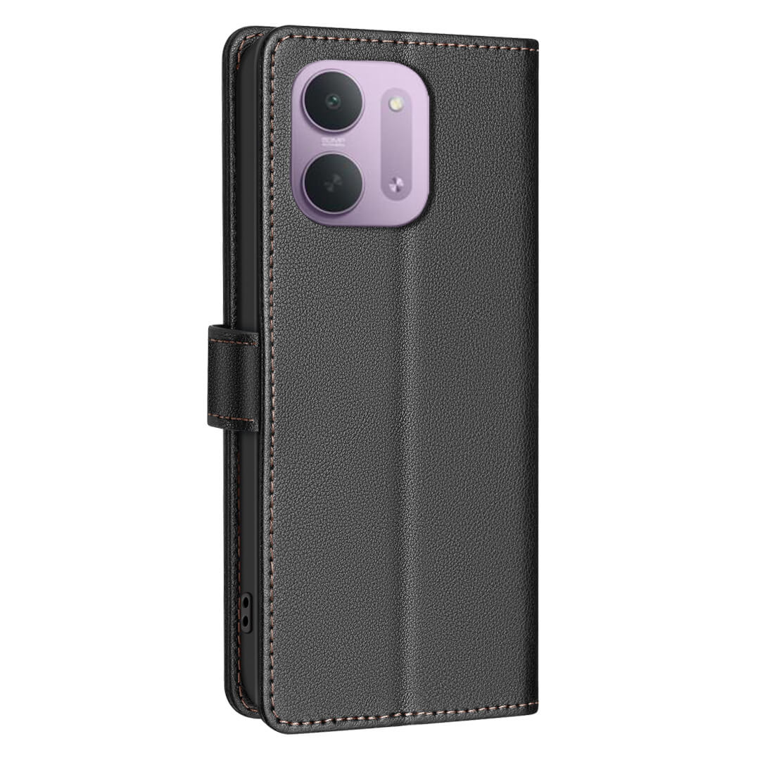 Xiaomi Redmi 17C - BINFEN Leder Etui Hülle mit RFID Blocker