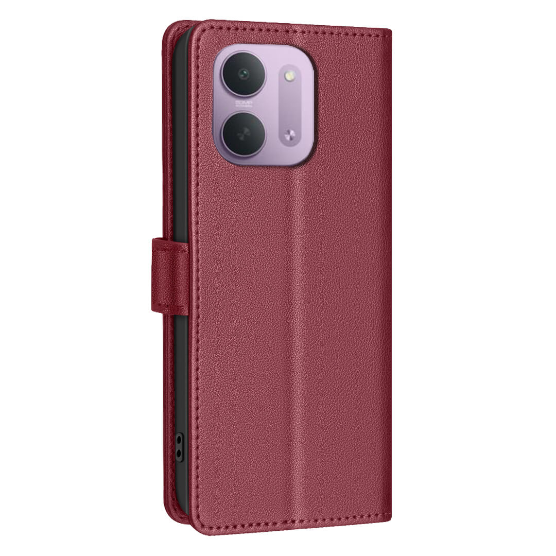 Xiaomi Redmi 17C - BINFEN Leder Etui Hülle mit RFID Blocker