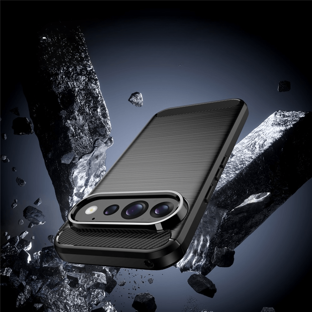 Google Pixel 11 / Pixel 11 Pro - Metal Carbon Look Case