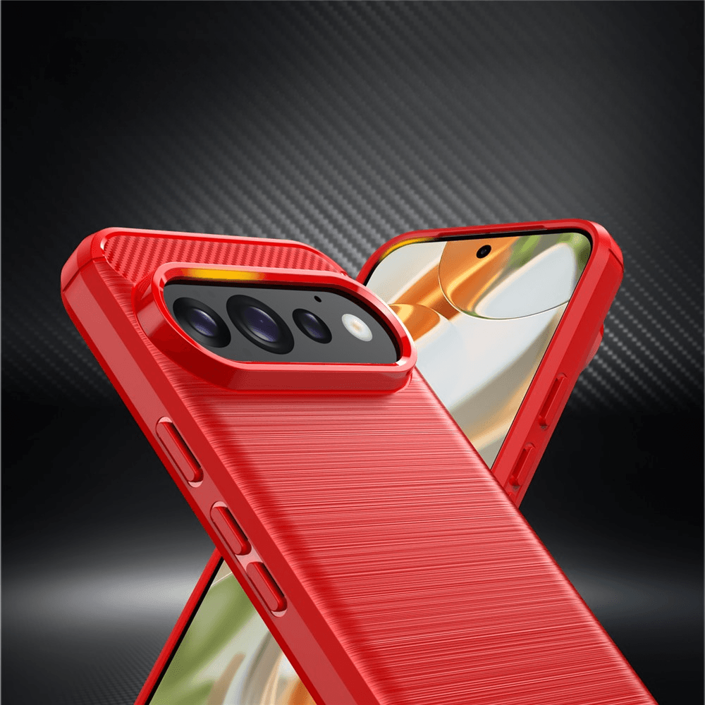 Google Pixel 11 / Pixel 11 Pro - Metal Carbon Look Case
