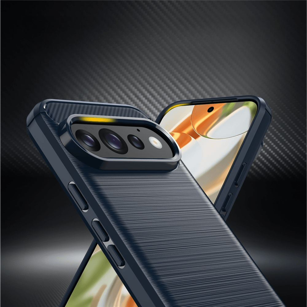 Google Pixel 11 / Pixel 11 Pro - Metal Carbon Look Case
