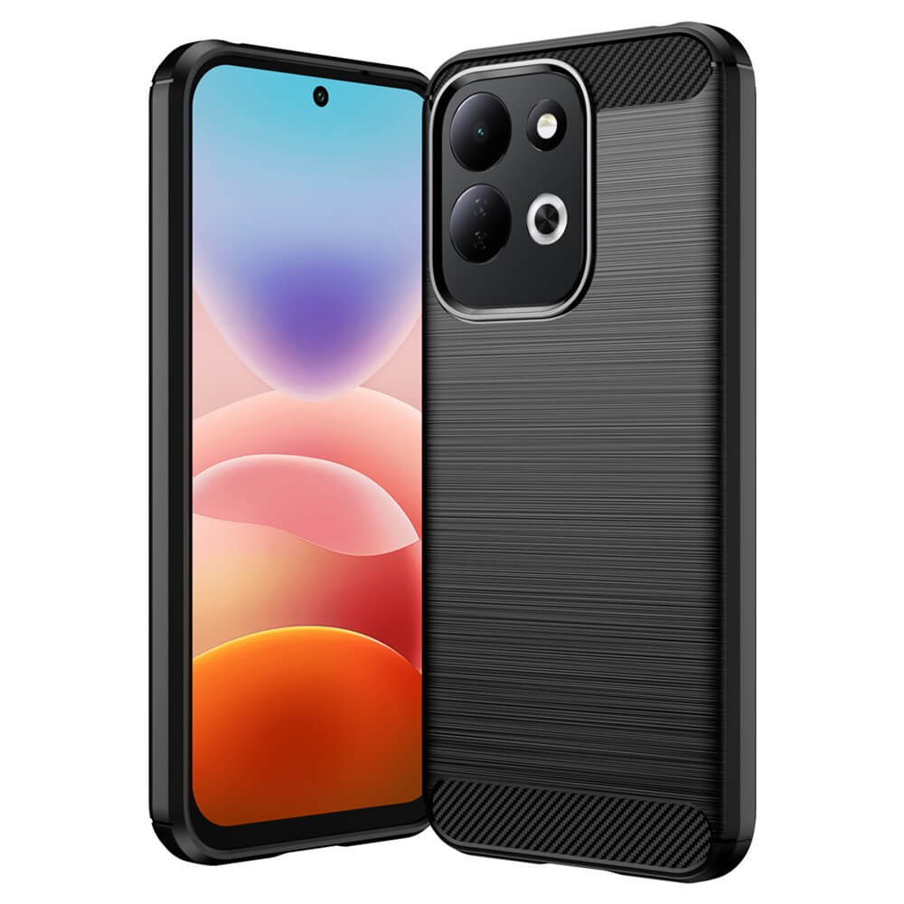 Xiaomi Redmi 17 - Coque look métal carbone
