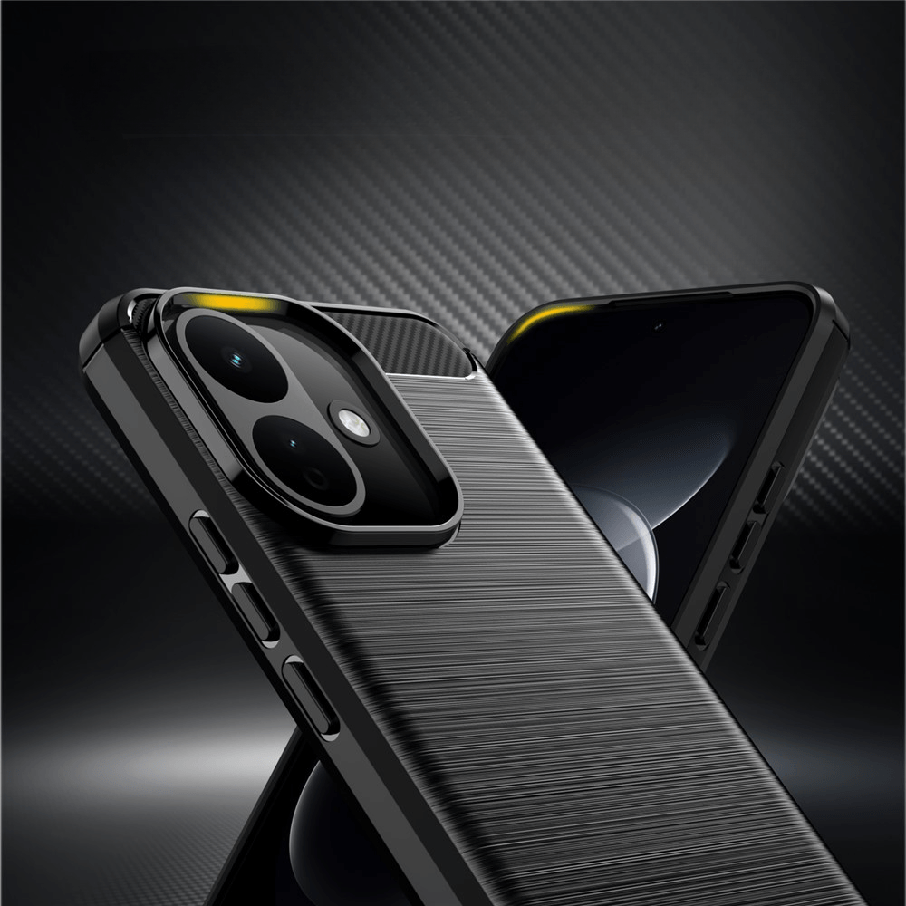Xiaomi Redmi Note 17 Pro - Metal Carbon Look Case