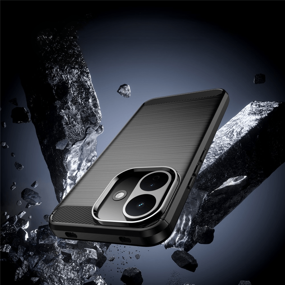 Xiaomi Redmi Note 17 Pro - Metal Carbon Look Case