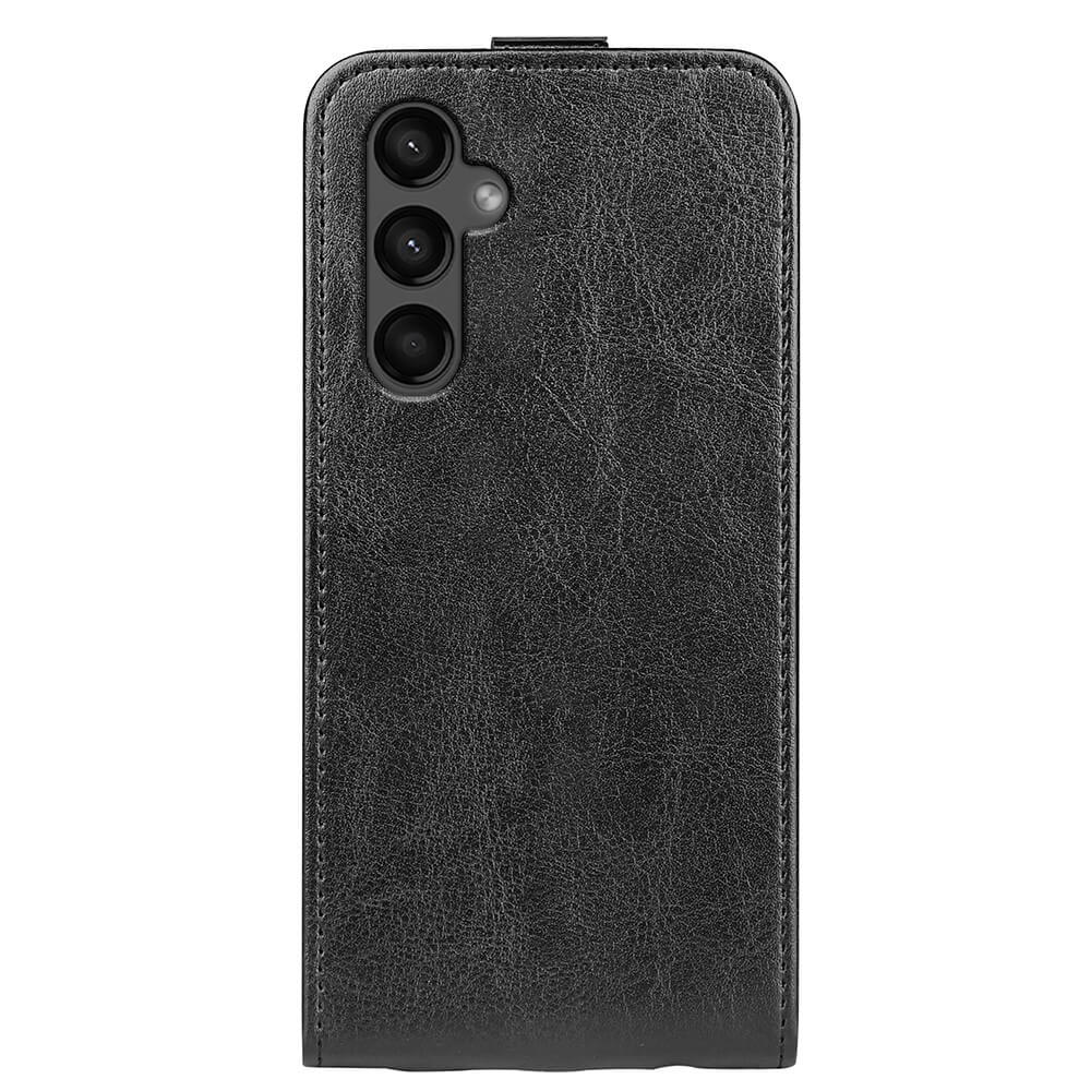 Galaxy A15 - Klassisches Flip Case vertikal schwarz