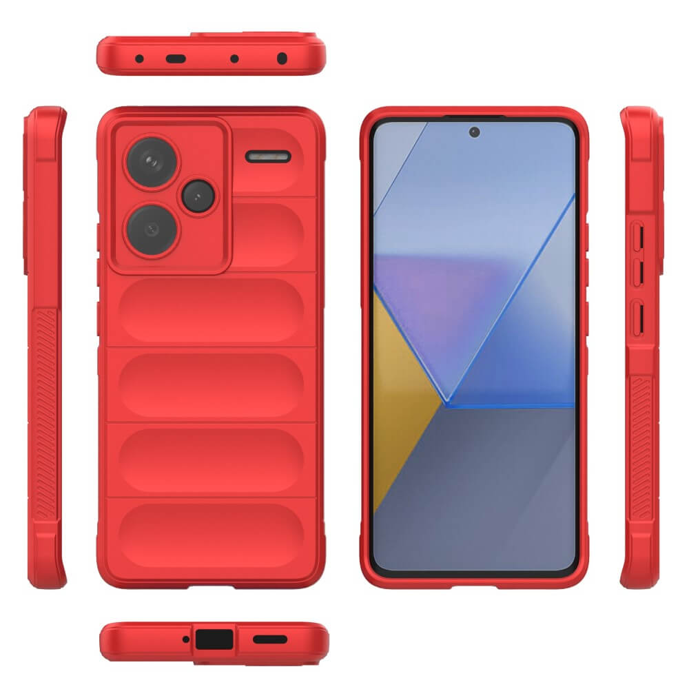 Cover Antiurto Per Xiaomi Redmi 13C + Pellicola Vetro – Custodia Trasparente - Foto 2