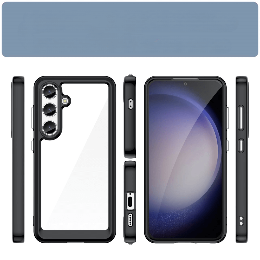 Galaxy S25+ Plus - Protective Acrylic Phone Case with Raised Edge
