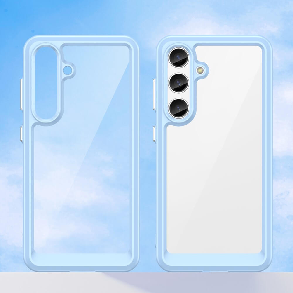 Galaxy S25+ Plus - Protective Acrylic Phone Case with Raised Edge
