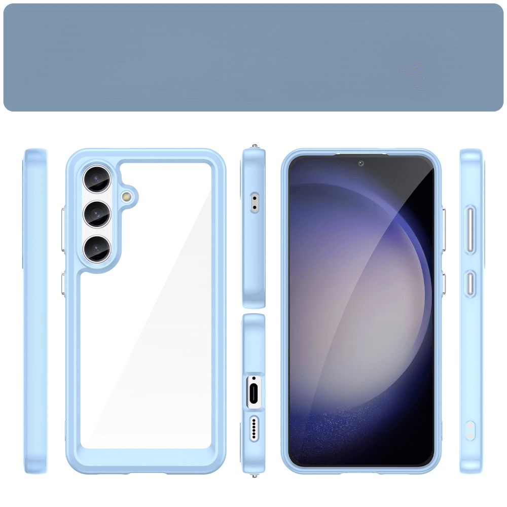 Galaxy S25+ Plus - Protective Acrylic Phone Case with Raised Edge
