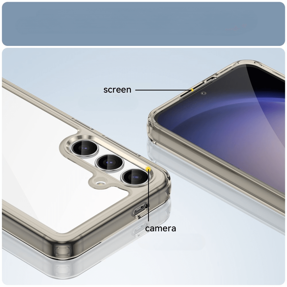 Galaxy S25+ Plus - Protective Acrylic Phone Case with Raised Edge