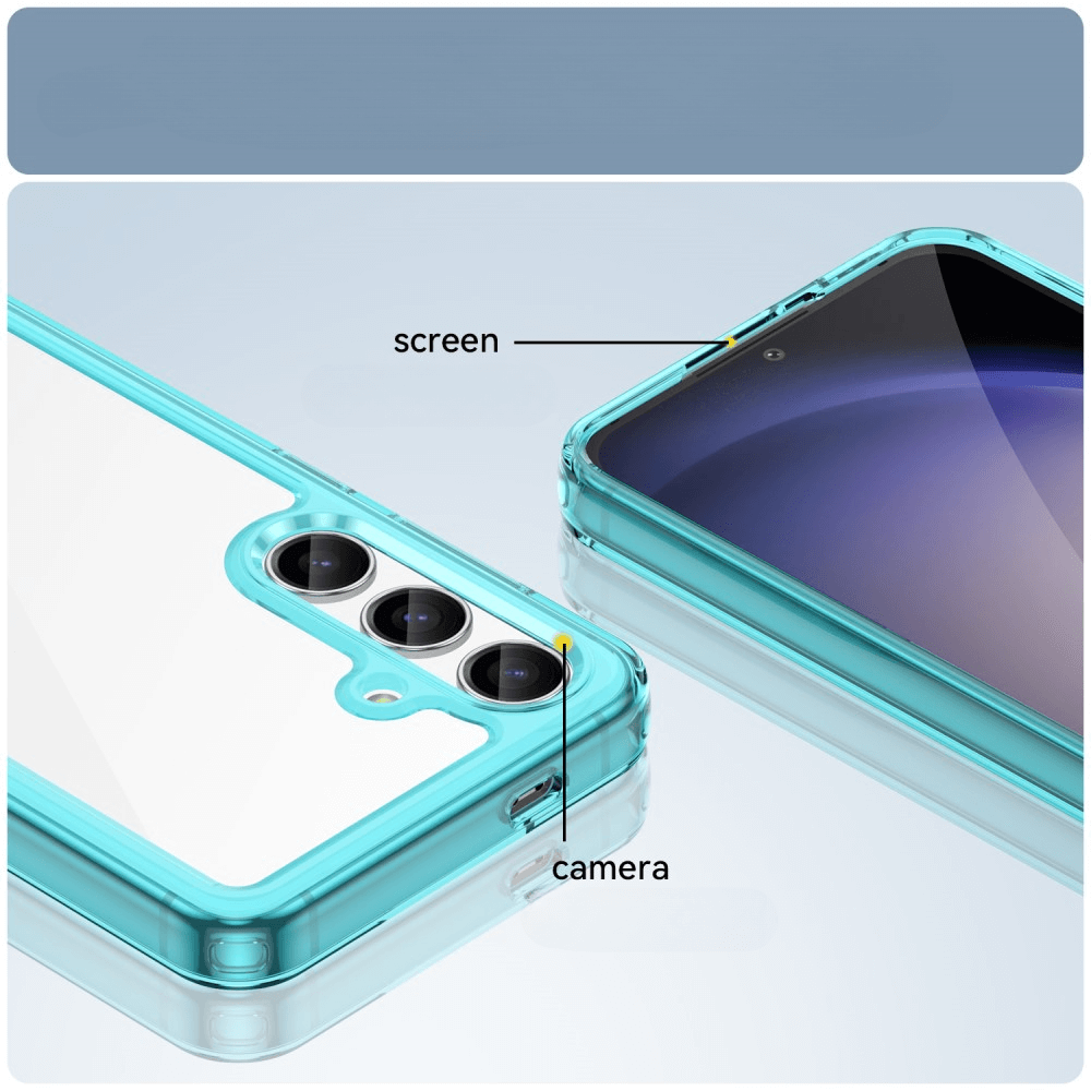 Galaxy S25+ Plus - Protective Acrylic Phone Case with Raised Edge