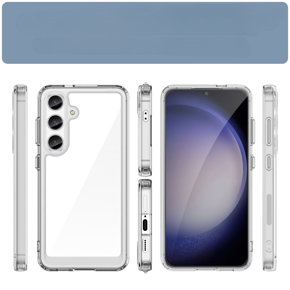 Galaxy S25+ Plus - Protective Acrylic Phone Case with Raised Edge