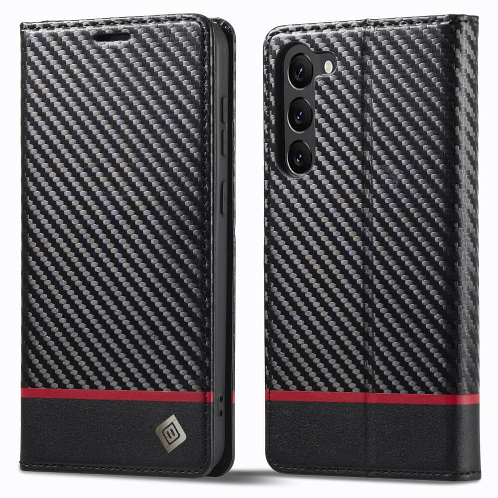 Galaxy S24 - LC.IMEEKE Coque Carbon Fiber