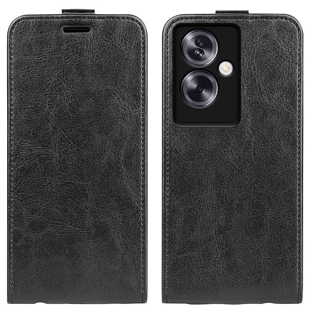 OPPO A79 5G - Klassisches Flip Case vertikal schwarz