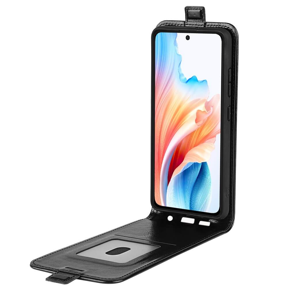 OPPO A79 5G - Klassisches Flip Case vertikal schwarz