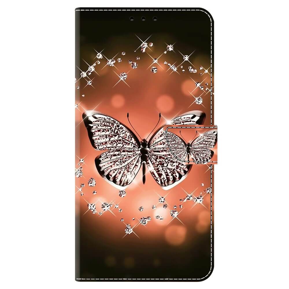 Schützen Sie Ihr Galaxy A35 stilvoll mit dem Cover-Discount 3D-Effekt Hülle Etui, das ein schickes Schmetterlingsdesign und erstklassigen Schutz bietet.